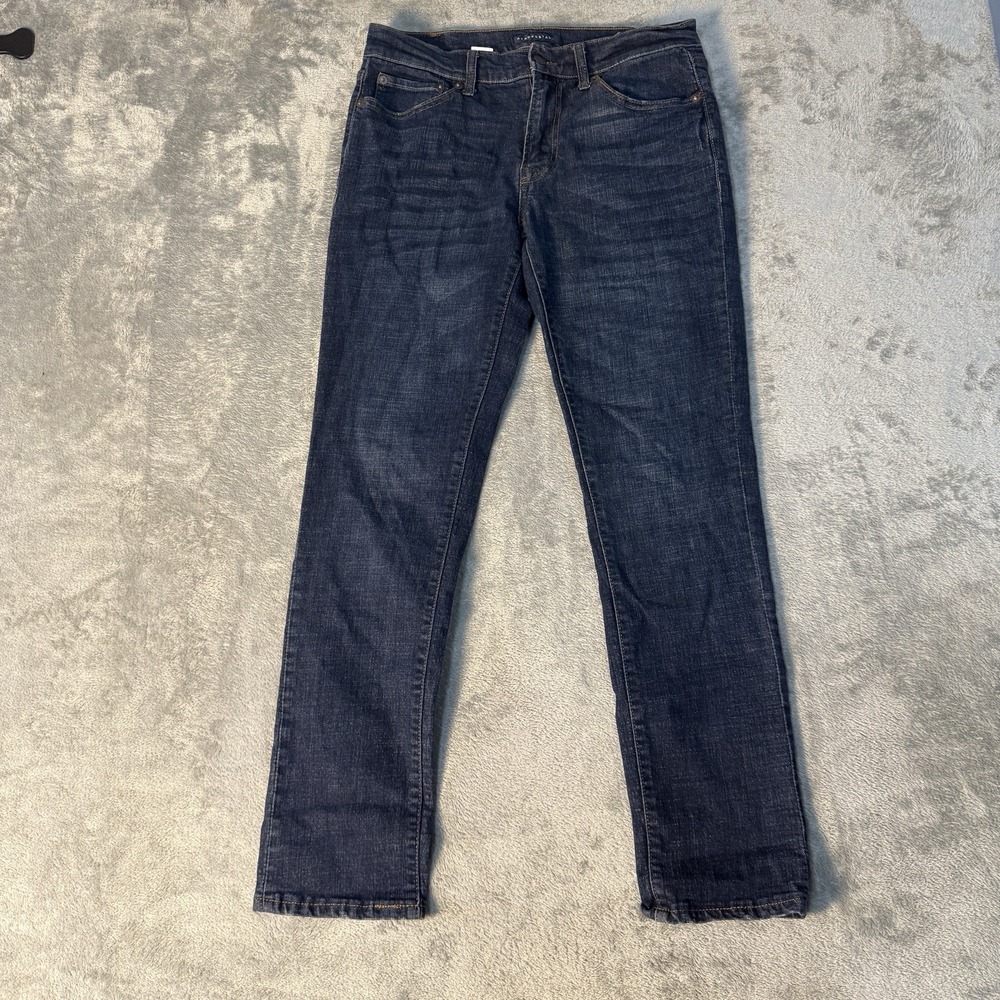 Aeropostale Men Jeans 30x30 Dark Wash Slim Straight Stretch Denim Pants